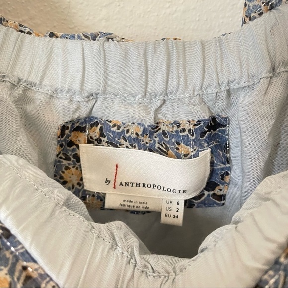 Anthropologie Kira Metallic Floral Off-Shoulder Midi Dress in Size US 2 - Picture 4 of 5